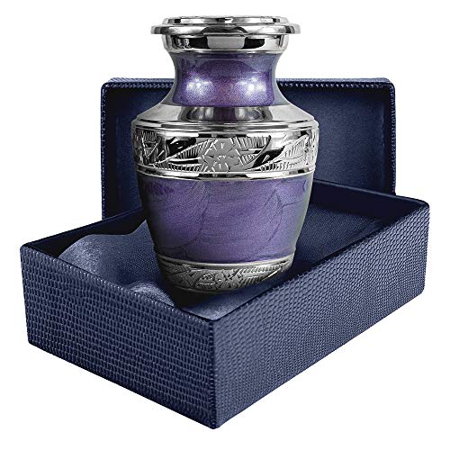 Eternal Peace Lavender Small Keepsake Urn for Human Ashes - Qnty 1