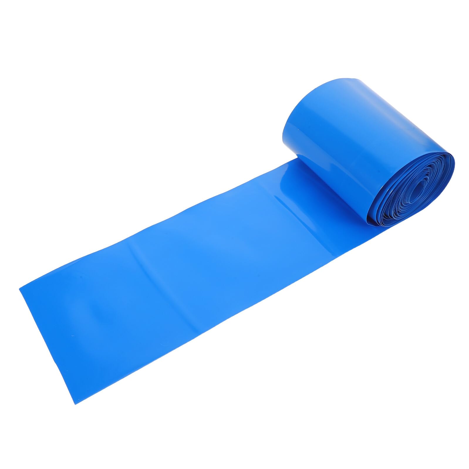 Guaina Termorestringente in Pvc Blu 15 Cm X 15 M Resistente al Calore, Tubo di Isolamento Elettrico Industriale per Protezione Cavi e Batterie, Guaina Termoretraibile