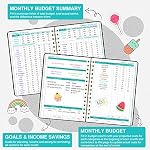 Budget Planner - Budget Book with Bill Organizer and Expense Tracker, 6.1" x 8.25", 12 Month Undated Finance Planner/Account Book to Take Control of Your Money, Start Anytime, Black - Image 4