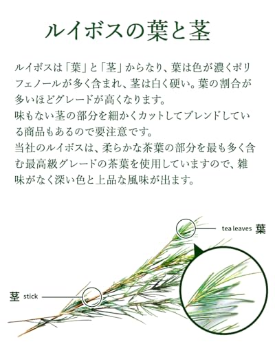 トップスマイル オーガニックグリーンルイボスティー茶葉 JP16 100g