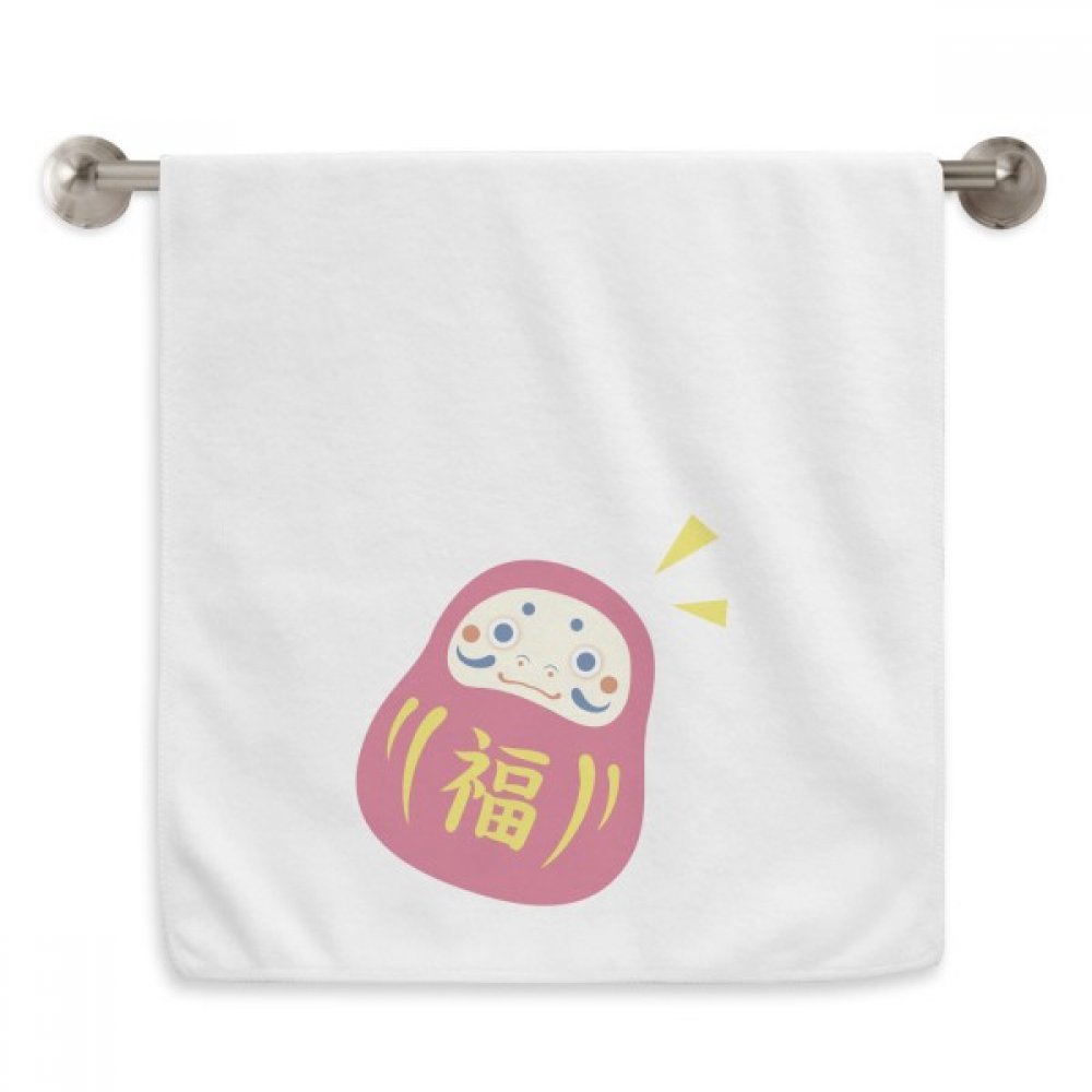 Serviette de toilette japonaise blanche douce 13x29 pouces pour le visage
