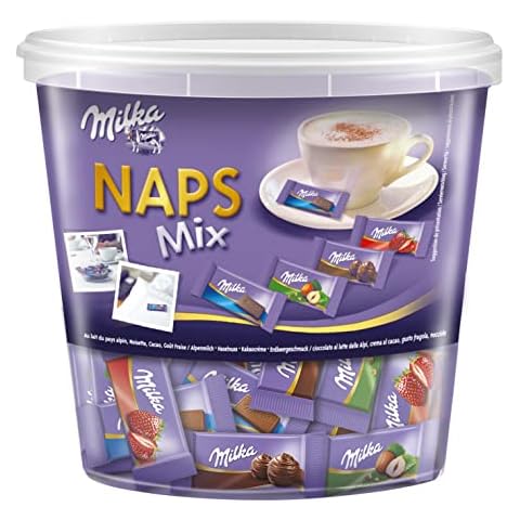 Milka Naps Mix Dose "Ideal fürs Büro", 1er Pack (1 x 1 kg) Cover