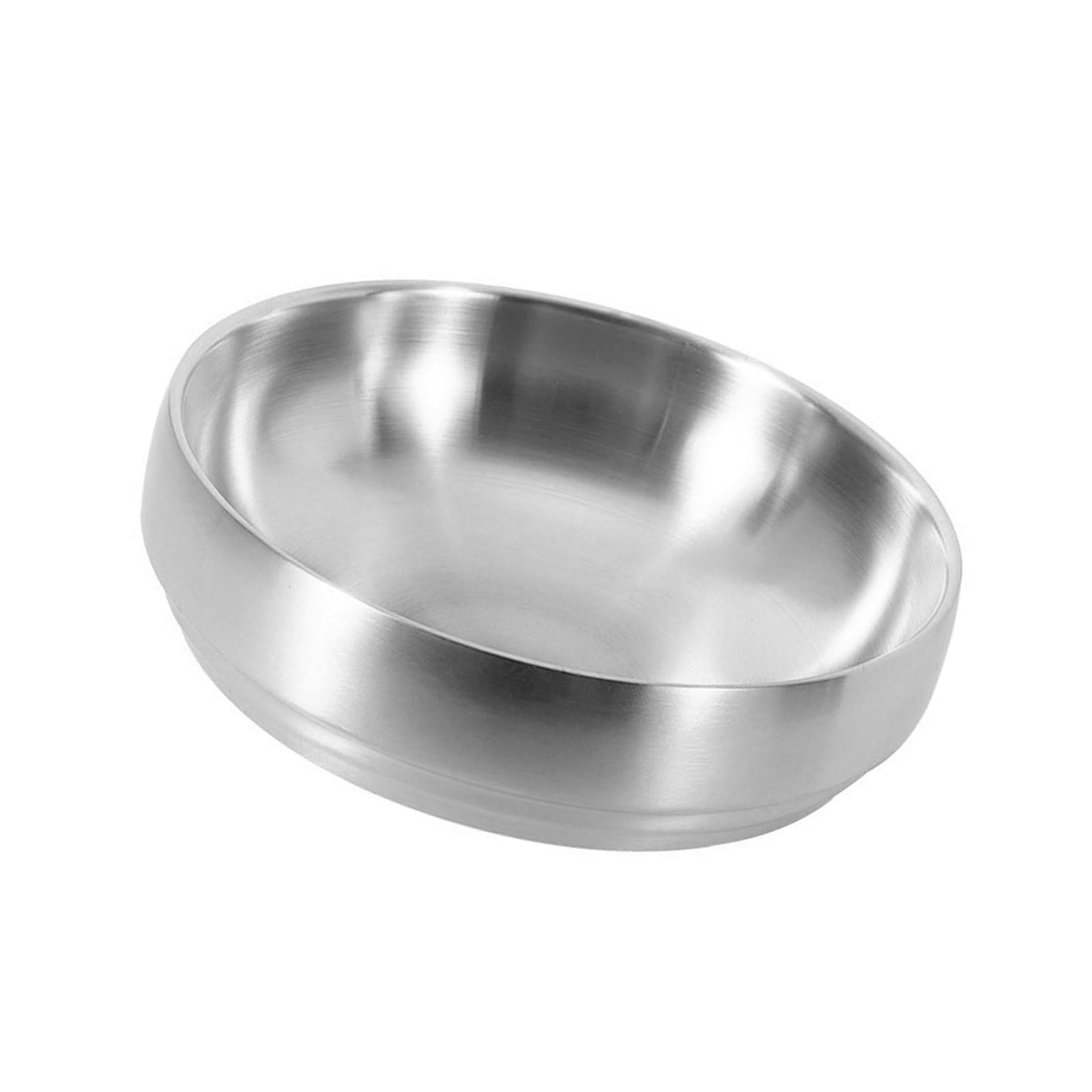 APGLSXY Stainless Steel Salad Bowl with Design for Hot Soup Noodles and Family Meals Gold Finish Kitchenware Stainless Steel Insulated Bowl