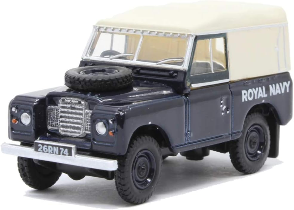 Oxford Diecast 1/76 Land Rover Series III SWB Canvas Royal Navy