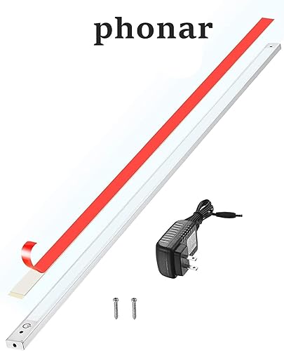Miniatura 2 de Phonar Iluminación LED para gabinetes de cocina, iluminación para parte inferior con adaptador de 12V e interruptor de sensor