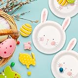 Serve in Cute Bunny Face Plates