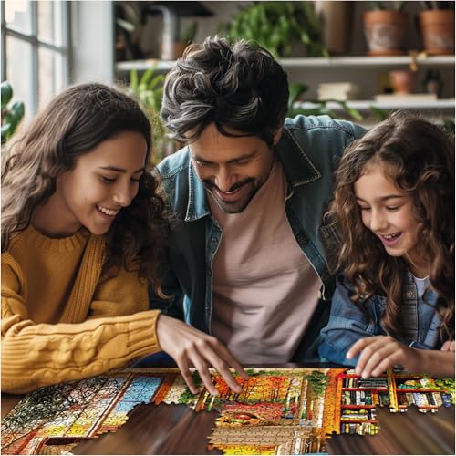 Puzzle de 1000 piezas White Mountain - Otoño y Día de Acción de Gracias, piezas grandes para adultos y familia, 24x30 pulgadas miniatura 4