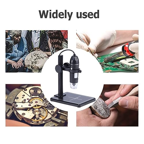 Image of Tobo USB Digital Microscope, 50X-1000X Magnification Handheld Digital Microscope Compatible with Android Devices, Adjustable Stand, 8 LED Lights, Portable Microscope Camera for Adults, KidsTD-588IM.