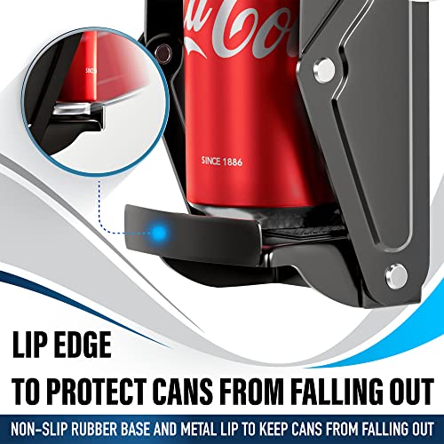 Can Crushers for Recycling - 16 oz Heavy Duty Aluminum Can Crusher Wall Mounted - Soda and Beer Can Smasher for Recycling with Bottle Opener - For 12 and 16 oz Cans - Easy to Install - RamPro - Image 3