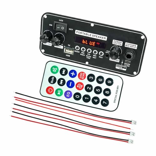 Module Décodeur Audio MP3 Double Décodage avec Télécommande pour Voiture