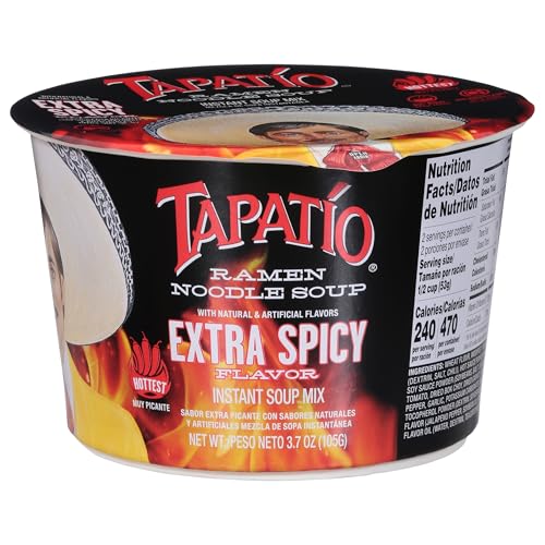 Tapatio, Instant Noodle Extra Spicy, 3.7 Ounce (Pack of 2) image 4