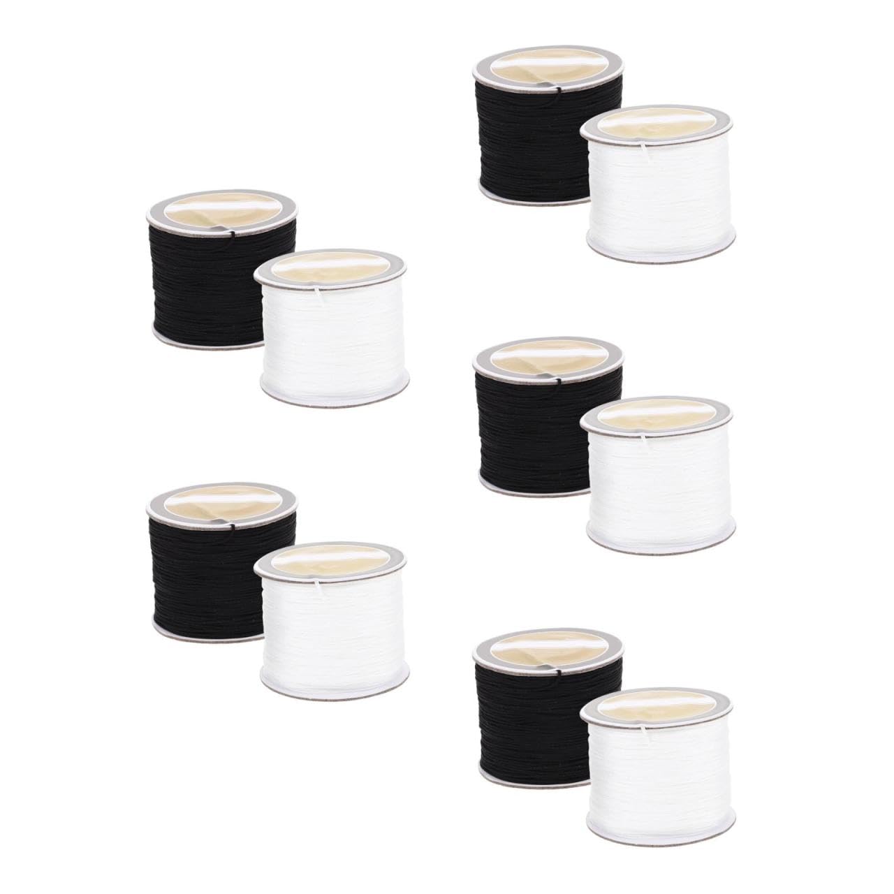 Operitacx 5 Juegos Cuerda Trenzada A Mano Cordón Del Collar Colgante Hilos Hilo De Envolver Rosario Cordón Para Hacer Joyas Enroscarse Soga Hilo Para Hacer Pulseras Nylon 2 Rollos * 5