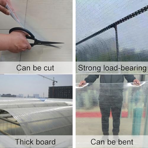 Toiture polycarbonate pour pergola et balcon résistante aux intempéries