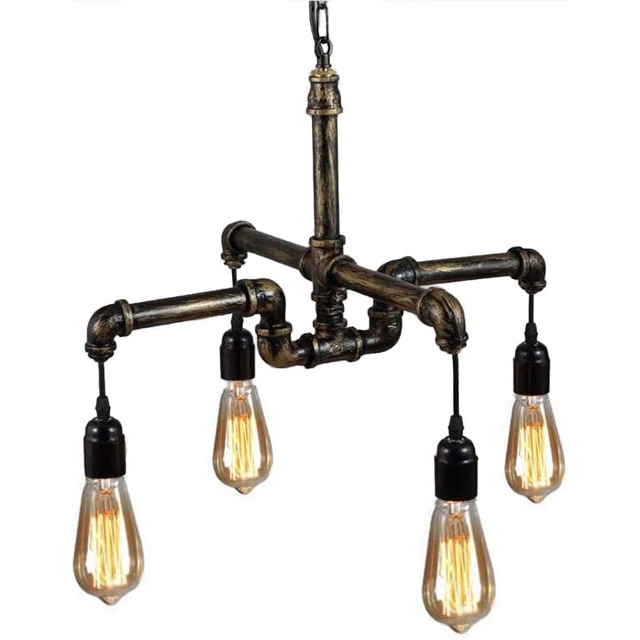 Lustre tuyau d'eau style rétro pour éclairer un magasin de vêtements