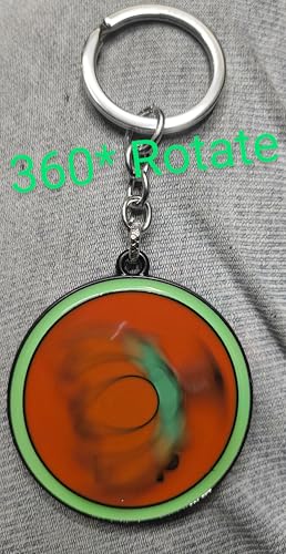 Image of MIK BHAJPA FLOWER SPINNER METAL KEY CHAIN