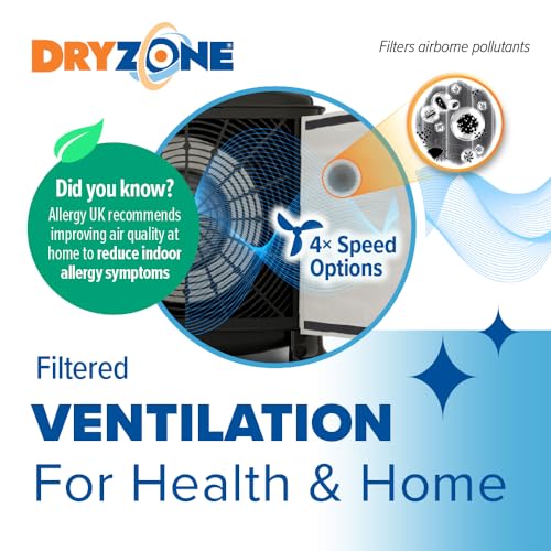 Dryzone PIV Unit with HEATER | Quiet Loft Whole-House Positive Input Ventilation System for 1-5 Bedrooms | Filters Air to Stop Condensation & Damp, Prevent Mould | Complete Home Ventilation Kit - Image 4