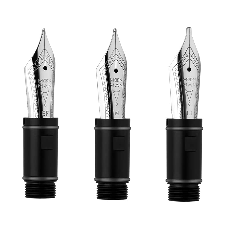 Plumes de rechange Majohn P136 lot de 3 pointes de rechange en métal extra fine moyenne