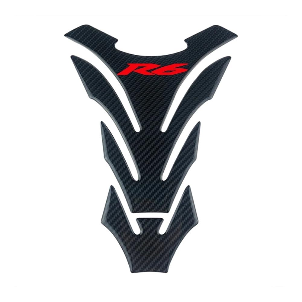 Carbon Look Motorcycle Tank Pad Protector Case Stickers Decal for YAM&AHA R6 R1 YZF YZFR6 YZFR1 Tank Pad Motorbike Tank Traction Fuel Decal Tank