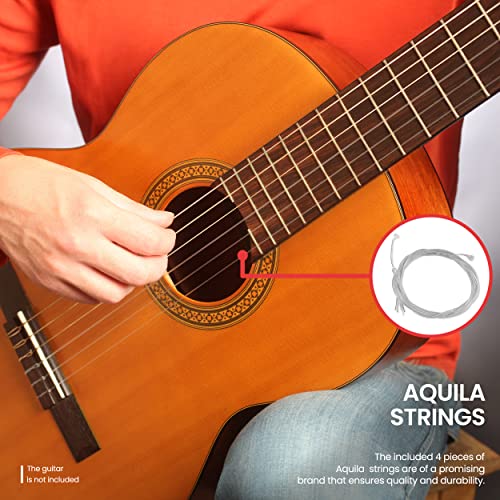 Kit guitare classique pour jouer partout avec cordes et metronome - 5