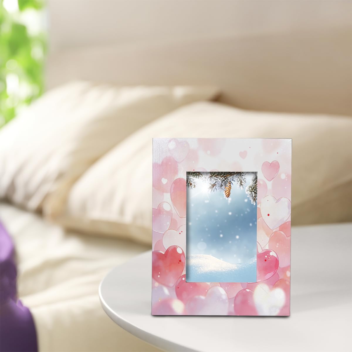 Amazon.com - Pink Love Theme photo frame - 4x6 inches,showcasing