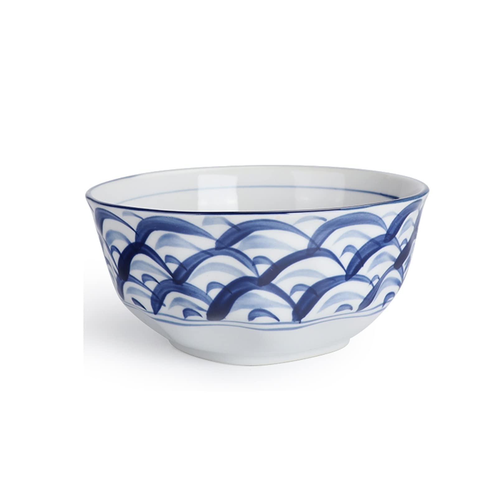 XYIANG Salad Bowl Salad Soup Ramen Bowls, Large Stackable Round Fine Porcelain Pasta Serving Bowl Set, Dessert Bowls Dessert Snack Serving Bowls (Brass)