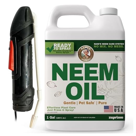 Nani's Pure Neem Oil for Plants Ready to Use Spray - Leaf Shine - Spray Wand Included (1 Gallon)