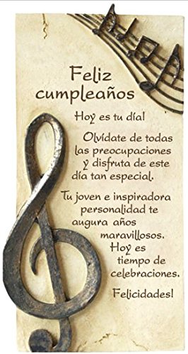 Framan Pergamino De Piedra Labrada Con Textos Para Ocasiones Especiales, Original Y Económico. Feliz Cumpleaños