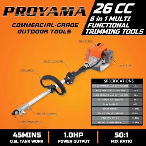 PROYAMA trimmer attachment detail