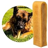 Petsoo® schmackhafter Käsekauknochen aus Hartkäse XXXL für große Hunde und Hunde mit extremer...
