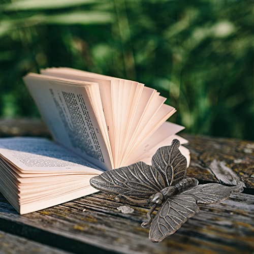 Brasstar Cast Iron Delicate Butterfly Statue Beautiful Detail Office Furniture Garden Farm Decoration Tqgjpt338 thumb #4