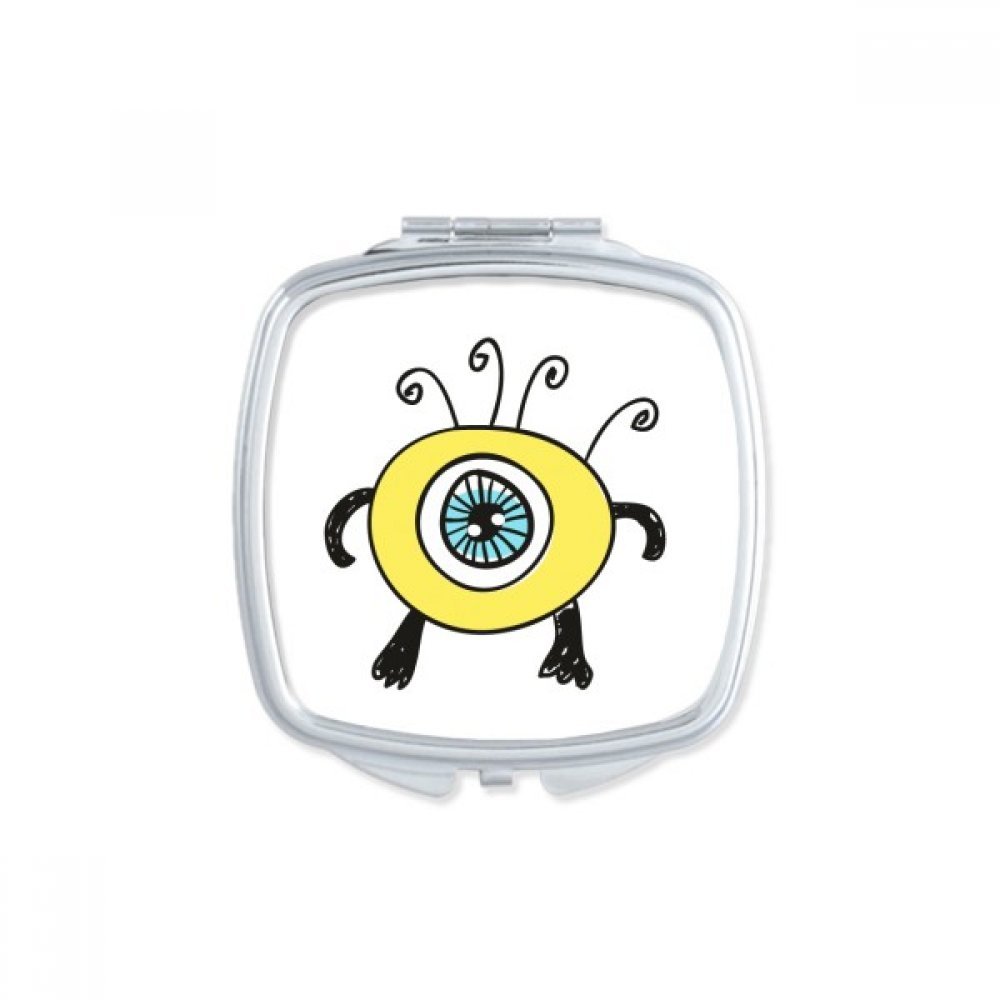 Petit miroir de main alien multicolore comme cadeau original