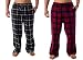 Men's (2-pack) Cotton Flannel Pajama Pant with pockets