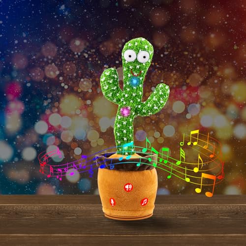 image for Ayeboovi Dancing Talking Cactus Baby Toy, Mimicking Recording Cactus T
