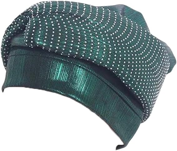 Women's Diamonds Turban Caps For African Auto Muslim Headwraps Female Party Headwear