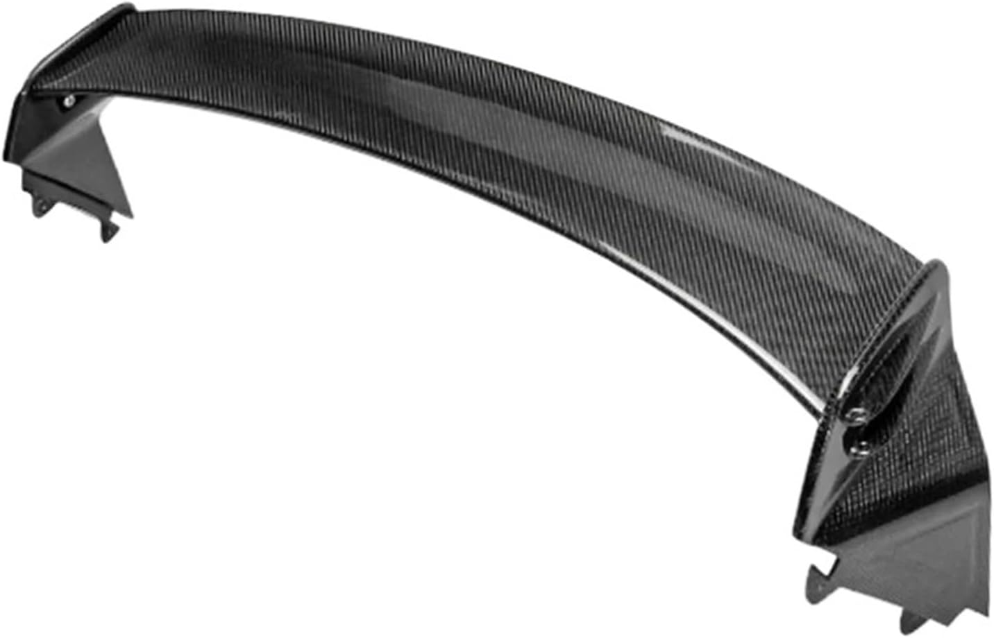 Car-Styling Carbon Fiber Roof Spoiler Glossy Finish Rear Wing Lip Fibre Splitter Drift Kit Compatible with Mini Cooper R56 Ver.2.11/2.12
