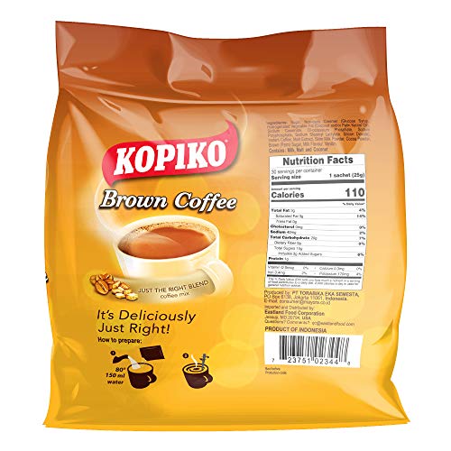 Kopiko Instant 3 In 1 Brown Coffee - 0.88 Ounce (Pack Of 30) #TOP1