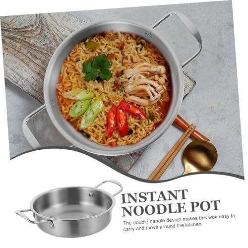 Wok de acero inoxidable multifuncional PRETYZOOM miniatura 3