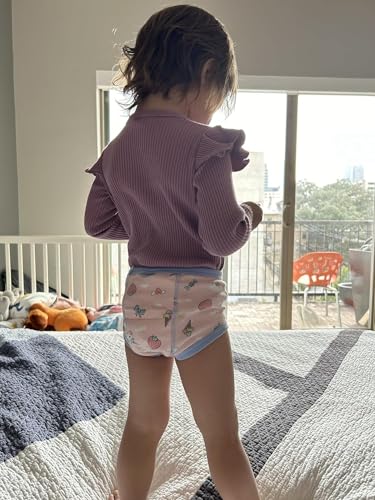 Image of MooMoo Baby Potty Training Underwear 10 Packs Absorbent Toddler Training Pants for Boys and Girls Cotton Pee Pants 2T-9T