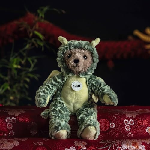 Steiff 113284 Teddy bear dragon 27 green, Irish Green, 27 cm - Image 4