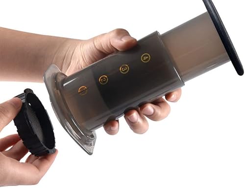 Miniatura 8 de Máquinas de café portátiles de prensa manual Máquina de café portátil al aire libre Taza de café Cafetera profesional Cafetera portátil Cafetera