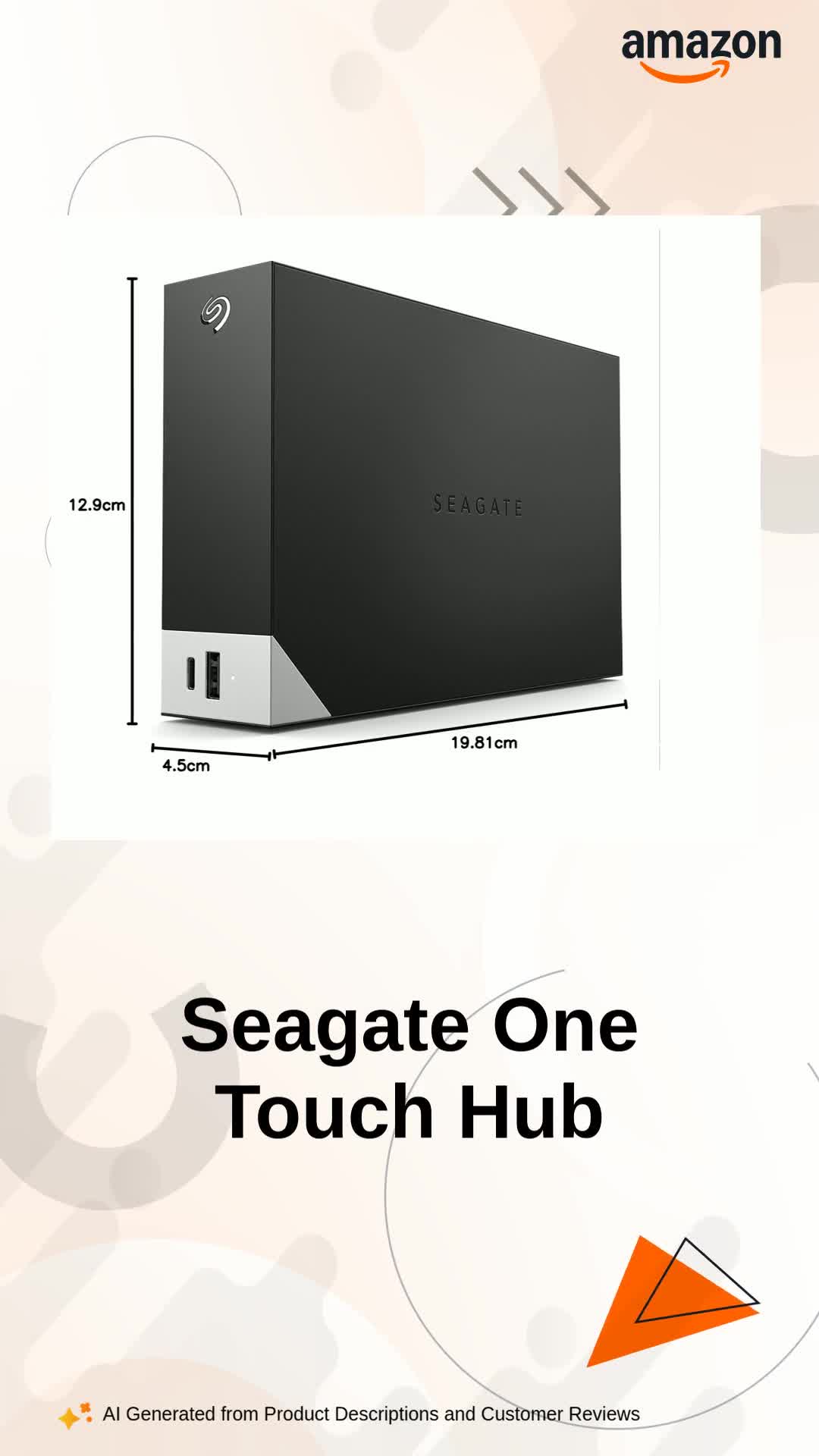 Seagate One Touch Hub 16TB デスクトップ 外付け HDD