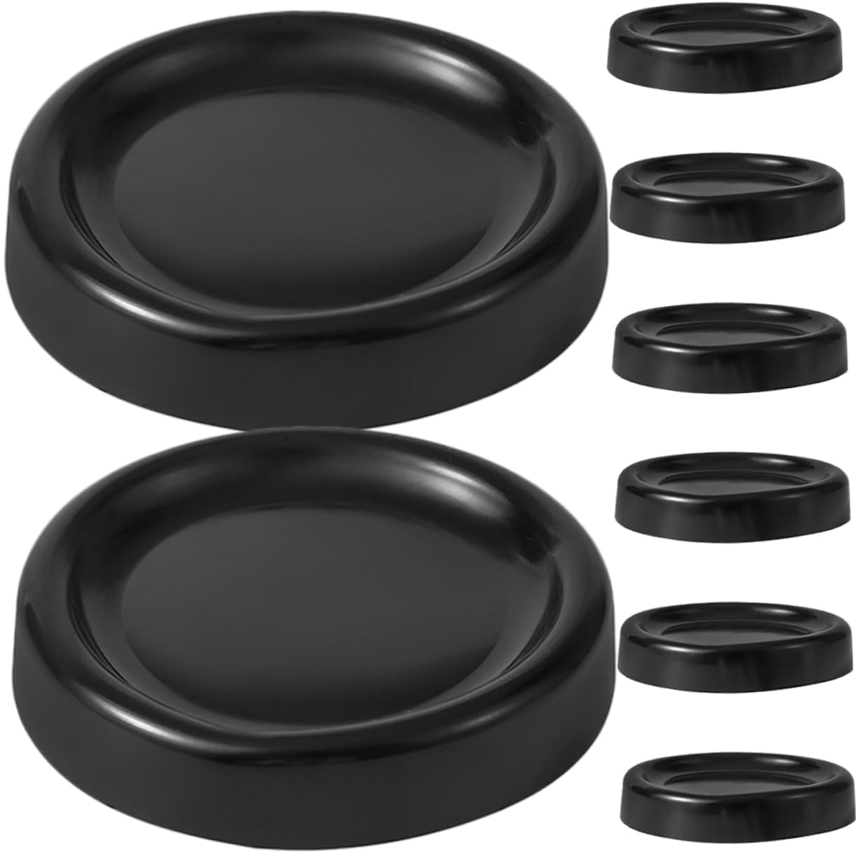 KOMBIUDA Vibration Pads for Washing Machine 8pcs Heavy Duty Floor Protectors Stabilizer Mat Washer Vibration Pads