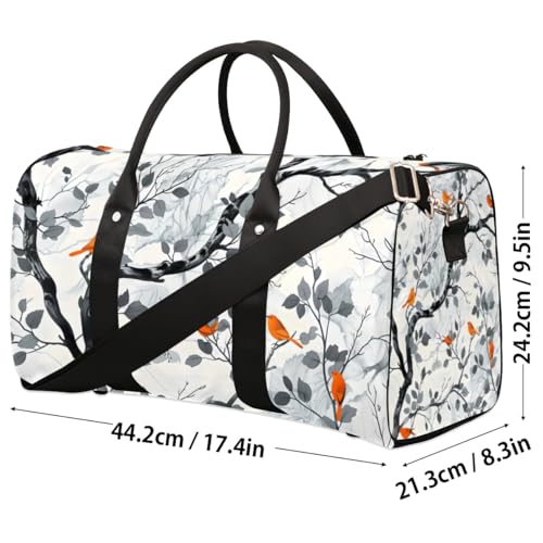 Travel Duffle Bag Birds Tree Gym Bags for Men Women Travel Duffel Bags with Adjustable Shoulder Strap Carry On Weekender Bag2