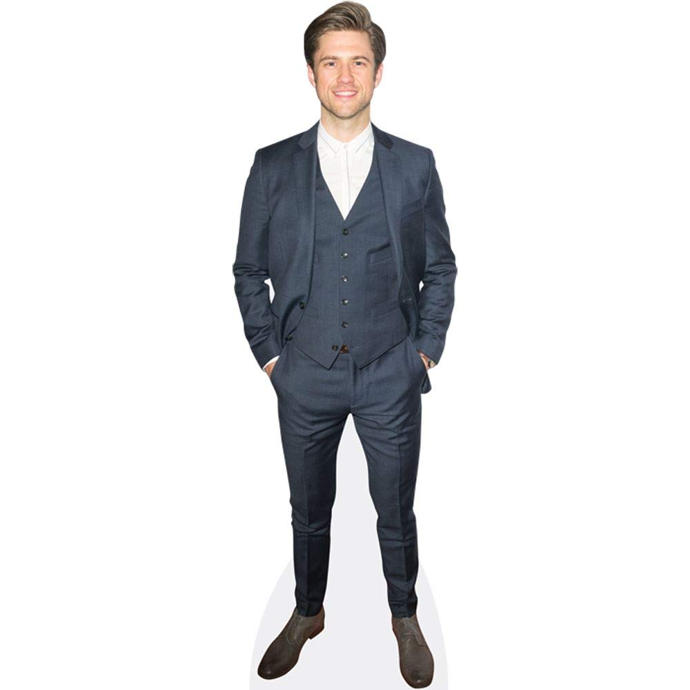 Aaron Tveit (Grey Suit) Mini Size Cutout