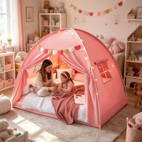 Tienda cama infantil de espacio privado: la solución para el descanso en cuartos compartidos 7