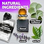 Korean Activated Charcoal Face Mask Peel Off - Blackhead Remover Mask - Facial Peeling & Nose Pore Cleaner - Black Head Remover for Face - Alternative to Pore Strips - Korean Skin Care Masks - 8 Pack - Image 4