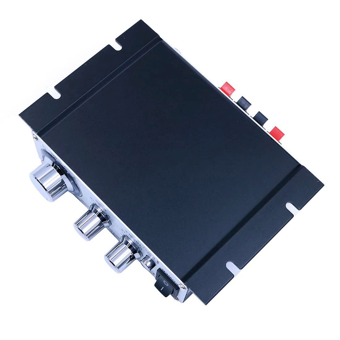 LP-2024A+Amplificatore di potenza stereo HiFi Amplificatore digitale Dual Channel Audio Class T Tripath TA2024 con alimentatore 3A -Nero