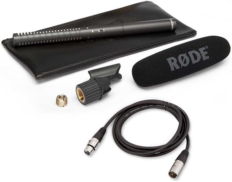 Rode NTG2 Condenser Shotgun Microphone with AmazonBasics