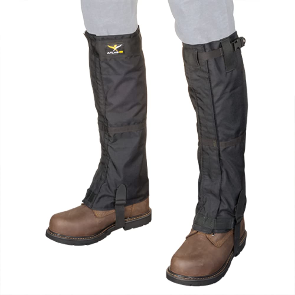 Atlas 46 Swamp Fox Gaiters, Small/Medium, Black