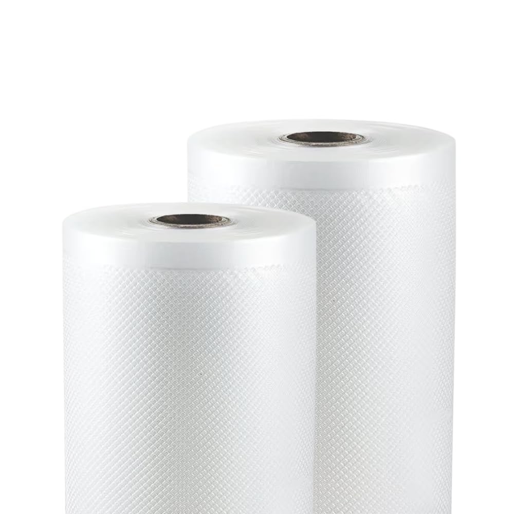 Virsus Weiß Offered Vacuum Rolls Vacuum Film Roll 15 Cm X 600 Cm Vacuum Bags For Vacuum Sealer Food Suitable Embossed Roll Adjustable Size Various Quantities (2)